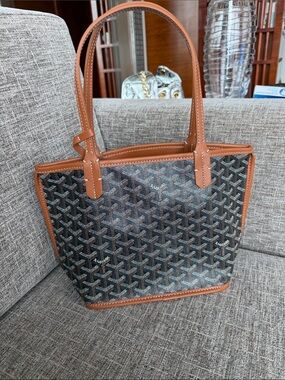GOYARD Classic Everyday Carry mini tote and reversible